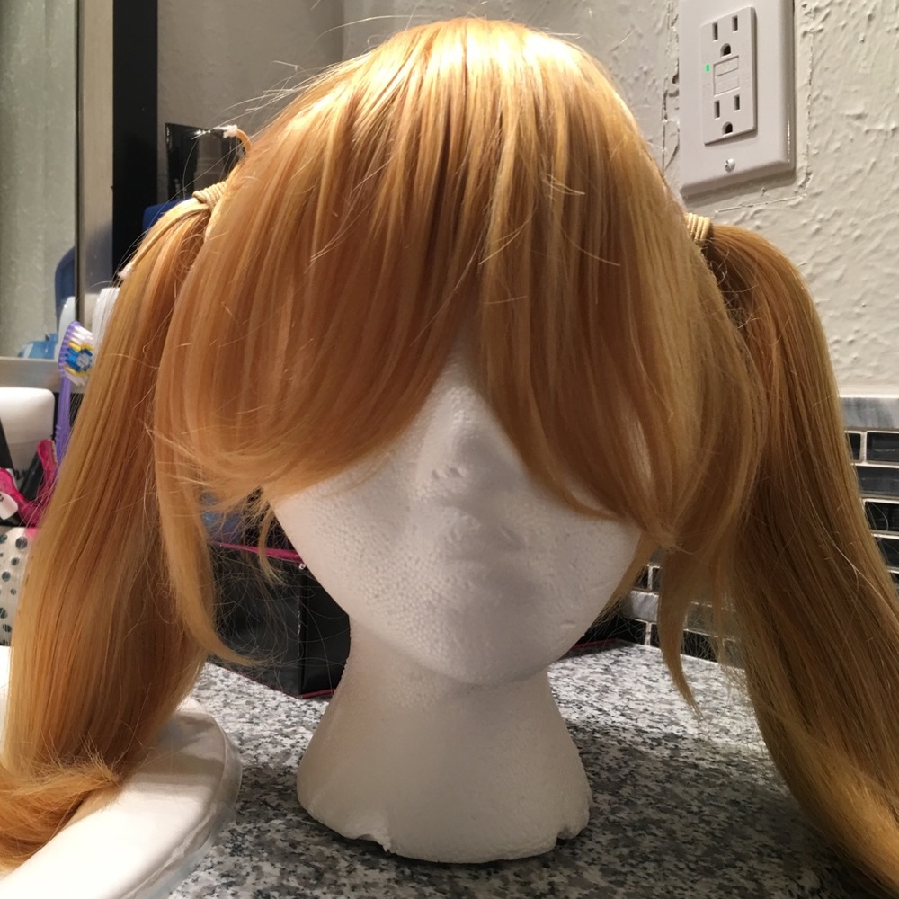 Blonde Pigtail Wig